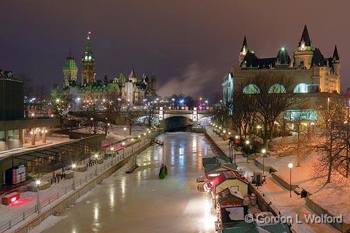 Rideau Canal Downtown_13396-8.jpg - Photographed at Ottawa, Ontario - the capital of Canada.